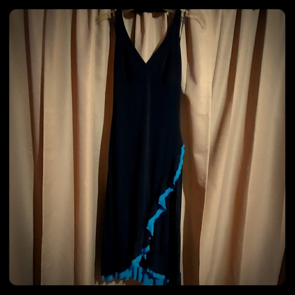 Black halter dress size medium